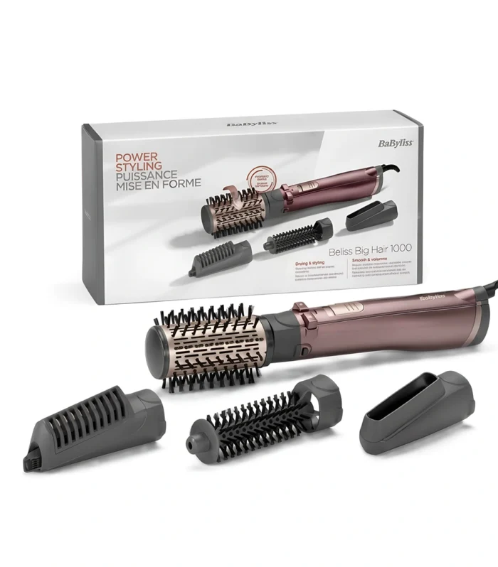 Babyliss AS960 4 in 1 Rotating Air Styler 1000W | Dual Brush