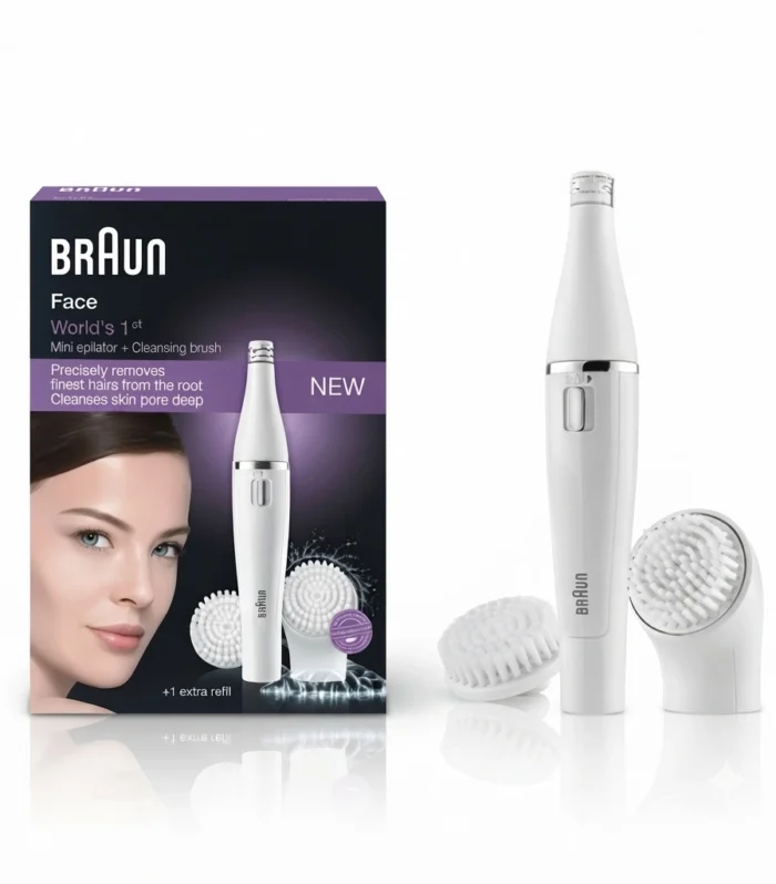 Braun SE830 Face Cleansing and Epilation Device | 2 in 1