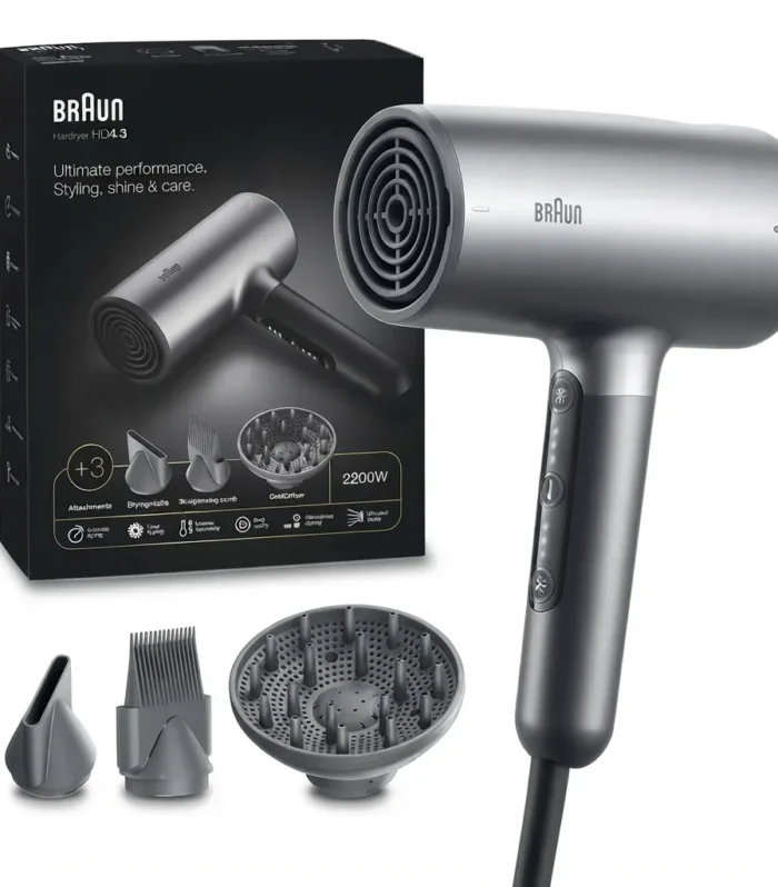 Braun HD435 Hair Dryer 2200W | Touch Electronic Control